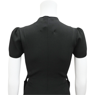 3.1 PHILLIP LIM | Black Compact Rib Tulip Top