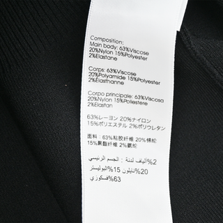 3.1 PHILLIP LIM | Black Compact Rib Tulip Top