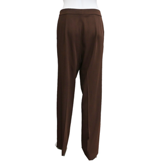RALPH LAUREN | Brown Wide-Leg Dress Pants