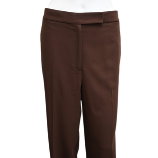 RALPH LAUREN | Brown Wide-Leg Dress Pants