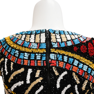 ALICE + OLIVIA | Kelli Embellished Sequin Top