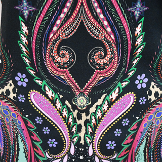 ROBERTO CAVALLI | Abito Multicolored Paisley Dress