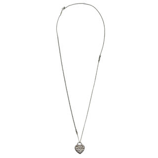 TIFFANY & CO | Return To Tiffany Etched Heart &amp; Arrow Pendant Necklace