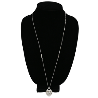 TIFFANY & CO | Return To Tiffany Etched Heart &amp; Arrow Pendant Necklace