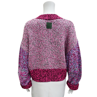 LOEWE | Fuchsia Mouliné Knit Sweater
