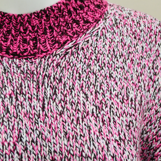 LOEWE | Fuchsia Mouliné Knit Sweater