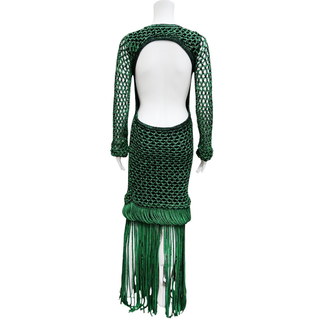 DIOTIMA | Medusa Fringe Crochet Maxi Dress