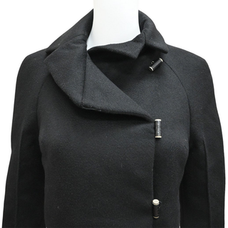CALVIN KLEIN | Black Cropped Cashmere Jacket