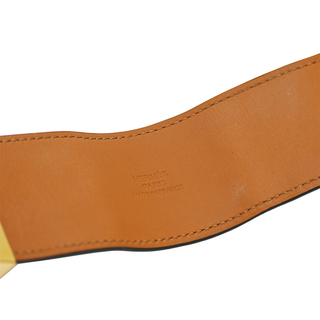 HERMES | Blue Leather Collier de Chien Bracelet