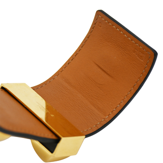 HERMES | Blue Leather Collier de Chien Bracelet