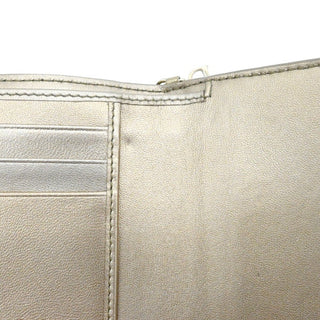 DIOR | Gold Metallic Lady Dior Lotus Wallet