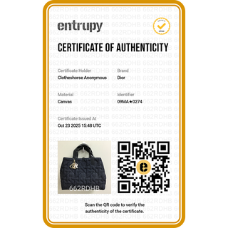 DIOR | Dark Blue Denim Cannage Toujours Handle Bag