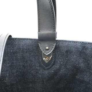 DIOR | Dark Blue Denim Cannage Toujours Handle Bag