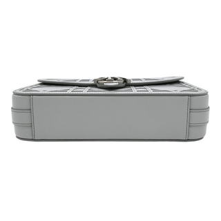 DIOR | Gray Cosmo Laser Cut Cannage Leather Crossbody Bag