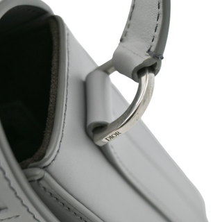 DIOR | Gray Cosmo Laser Cut Cannage Leather Crossbody Bag