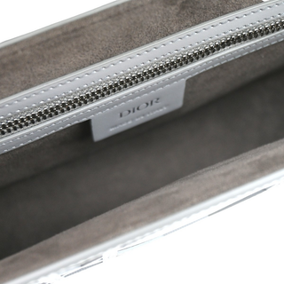 DIOR | Gray Cosmo Laser Cut Cannage Leather Crossbody Bag