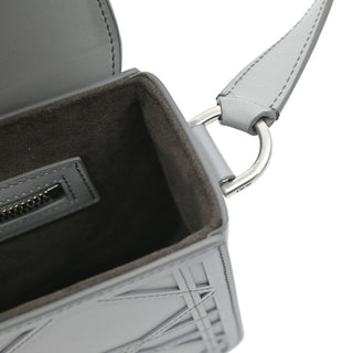DIOR | Gray Cosmo Laser Cut Cannage Leather Crossbody Bag