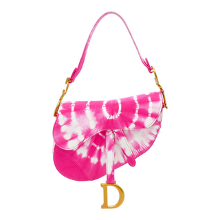 DIOR | Pink Tie-Dye Saddle Bag