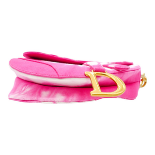 DIOR | Pink Tie-Dye Saddle Bag