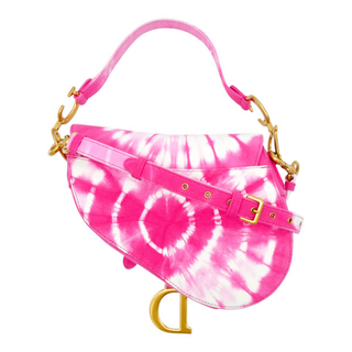 DIOR | Pink Tie-Dye Saddle Bag
