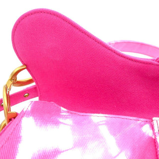 DIOR | Pink Tie-Dye Saddle Bag