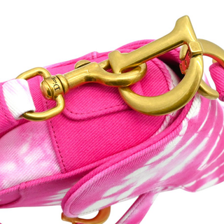 DIOR | Pink Tie-Dye Saddle Bag