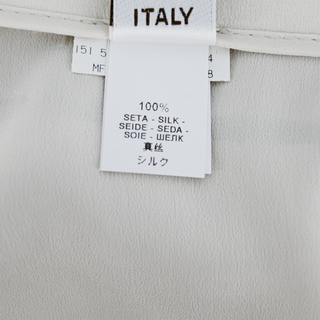 BRUNELLO CUCINELLI | Ivory Striped Ruffle-Trim Skirt