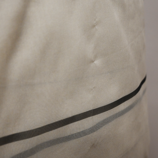 BRUNELLO CUCINELLI | Ivory Striped Ruffle-Trim Skirt