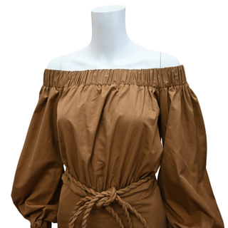 SILVIA TCHERASSI | Castegnato Off The Shoulder Mini Dress