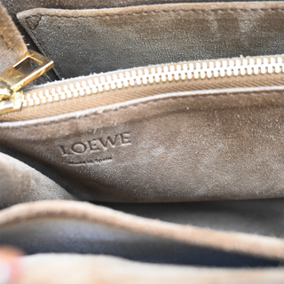 LOEWE | Gate Tan Leather Top Handle Bag