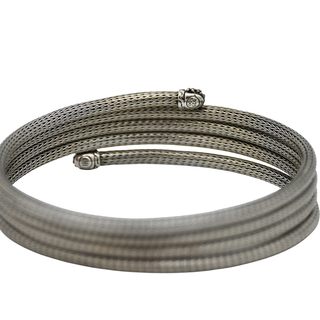 JOHN HARDY | Classic Black Sapphire Lava Coil Bracelet