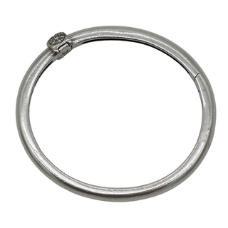 SLANE & SLANE | Sterling Silver Diamond Bangle