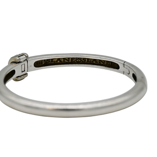 SLANE & SLANE | Sterling Silver Diamond Bangle