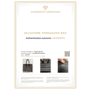 FERRAGAMO | Signature Striped Woven Tote Bag