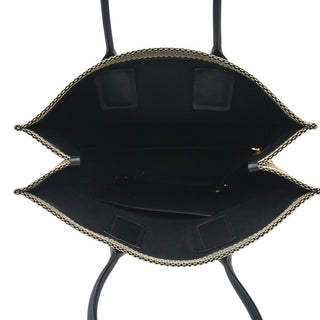 FERRAGAMO | Signature Striped Woven Tote Bag