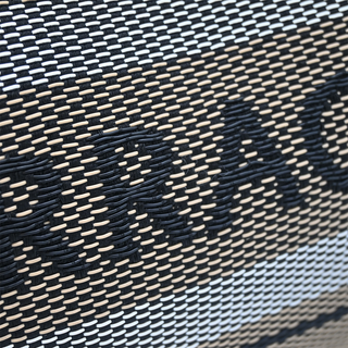 FERRAGAMO | Signature Striped Woven Tote Bag