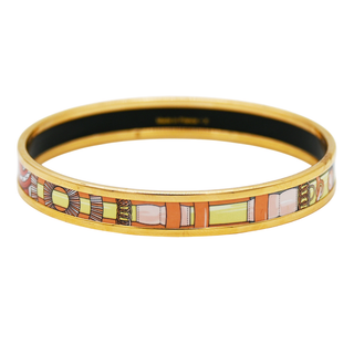 HERMES | Cavald'or Fin Romantique Narrow Enamel Bracelet