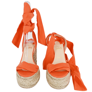 CHRISTIAN LOUBOUTIN | Mariza Du DeSert Espadrille Heels