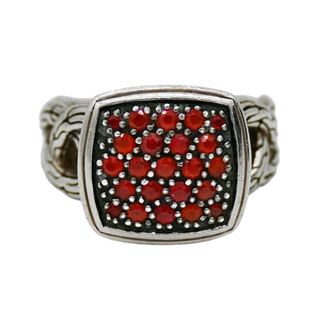 JOHN HARDY | Classic Chain Red Sapphire Ring