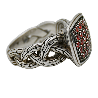 JOHN HARDY | Classic Chain Red Sapphire Ring