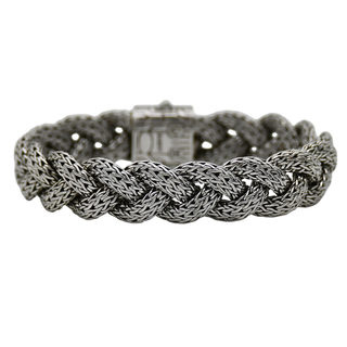 JOHN HARDY | Classic Red Sapphire Braided Chain Bracelet