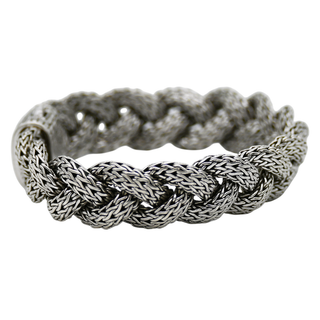 JOHN HARDY | Classic Red Sapphire Braided Chain Bracelet