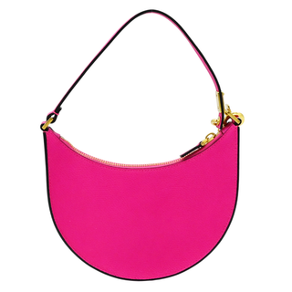 VALENTINO | VLogo Pink Leather Mini Shoulder Bag