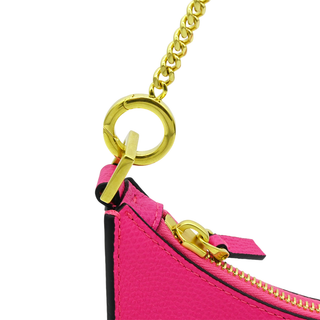 VALENTINO | VLogo Pink Leather Mini Shoulder Bag