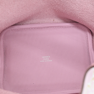 HERMES | Mauve Sylvestre Picotin Lock Lucky Daisy Micro Bag