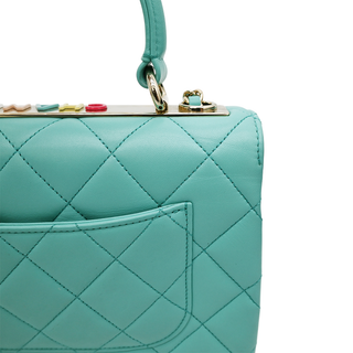 CHANEL | Turquoise Small Trendy CC Flap Bag
