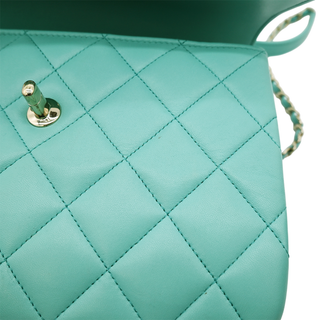 CHANEL | Turquoise Small Trendy CC Flap Bag