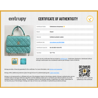 CHANEL | Turquoise Small Trendy CC Flap Bag