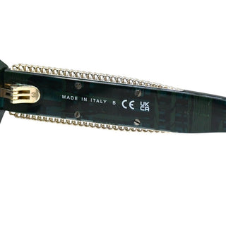 CHANEL | Green CC Butterfly Sunglasses