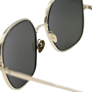 CHANEL | CC Gold-Metal Square Sunglasses